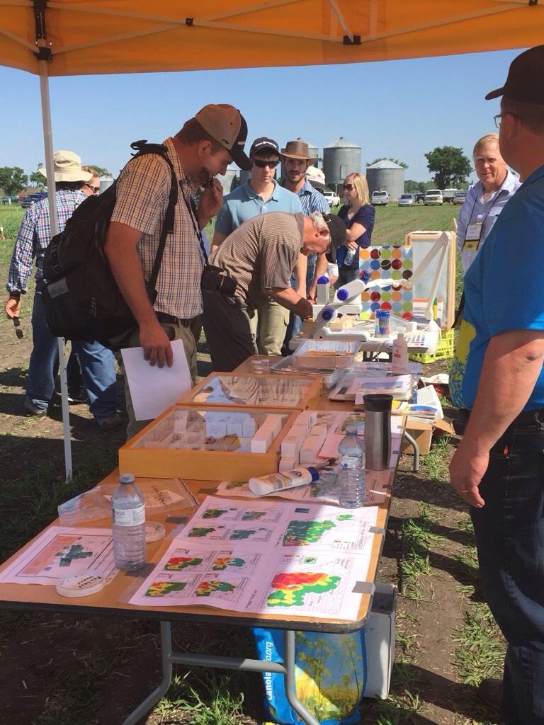 The insect station was a popular stop with Scott Meers, Julie Soroka and Keith Gabert answering bug questions.
