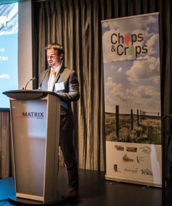 Lee Markert opens chops and crops