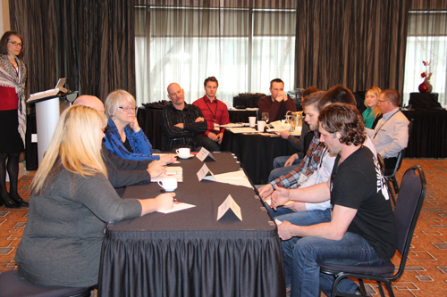 The Canola Leaders presented their policy positions to a mock government panel to understand how to deliver their message